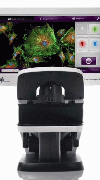 Image: FLoid cell imaging station (Photo courtesy of Life Technologies).